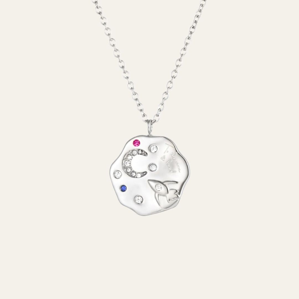 To The Moon & Back Necklace - Silver